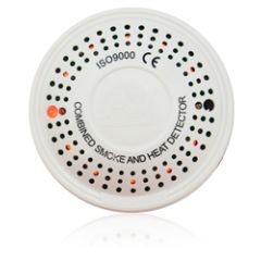 Asenware Conventional  Smoke And Heat Detector With Flash And Buzzer
