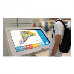 Interactive wayfinding touch kiosk