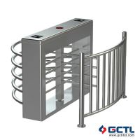 RFID control half height tripod turnstile gate
