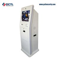 Interactive bank payment touch screen kiosk system