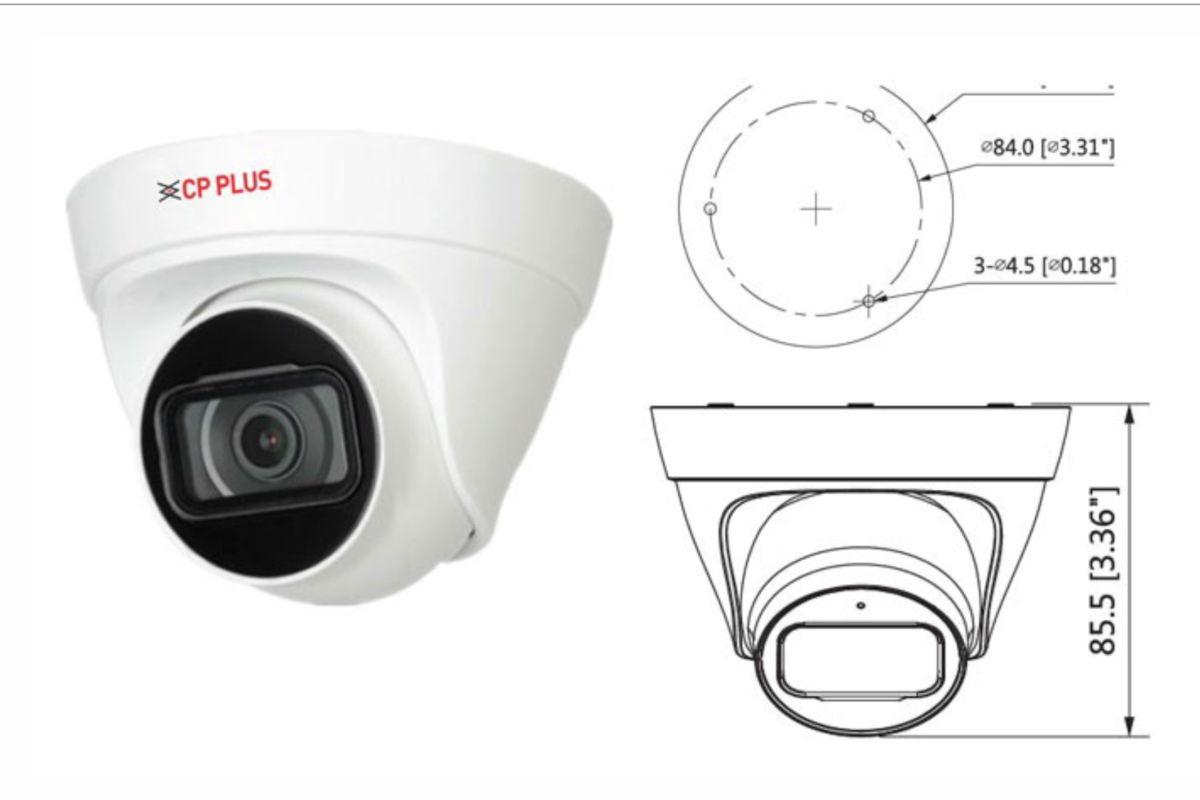 CP Plus CP-UNC-DS41PL3 4MP IP CCTV Camera in Bangladesh