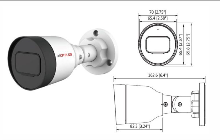 CP Plus CP-UNC-TS41PL3 4MP IP CCTV Camera in Bangladesh