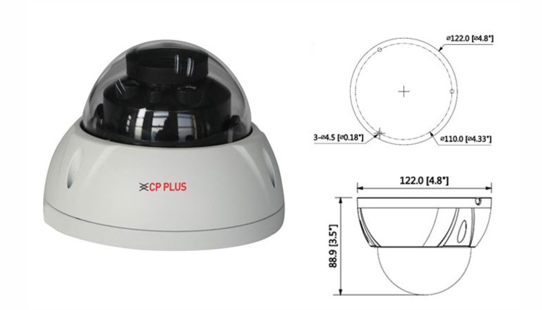 CP Plus CP-UNC-VB51ZL3-VMDS 5MP IP CCTV Camera in Bangladesh