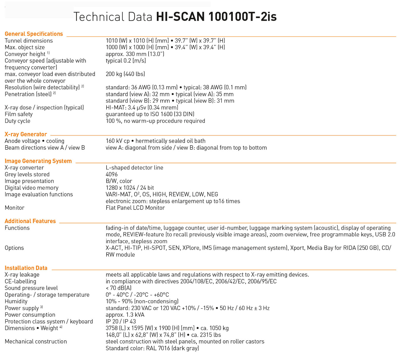 X Ray Baggage Scanner Price in Bangladesh