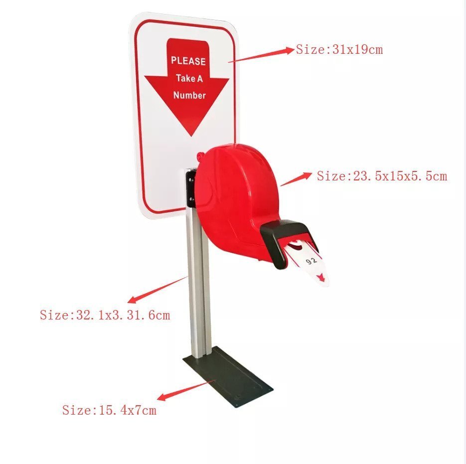 Queue Ticket Dispenser Machine Take a Number ticket for Queue Management System